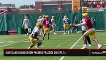 Sights and Sounds from Packers Practice on Sept. 14