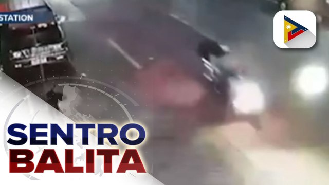 Habulan ng mga pulis at mga suspek sa pagnanakaw, huli sa CCTV