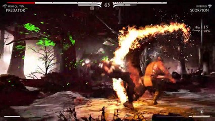 Mortal Kombat X - Predator Vs Scorpion (Very Hard)