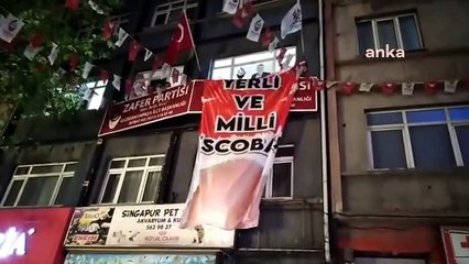 İstanbul'da 'yerli ve milli Escobar' pankartı gerginliği: Zafer Partisi il başkanı da ifadeye çağrıldı