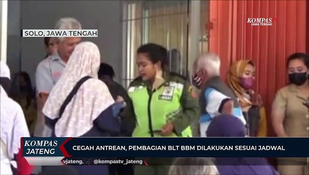 Cegah Antrean, Pembagian BLT BBM di Solo Dilakukan Sesuai Jadwal