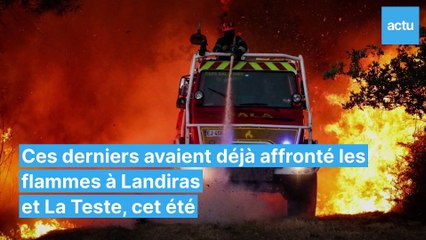 La Gironde est encore victime des flammes, ce mercredi 14 septembre 2022