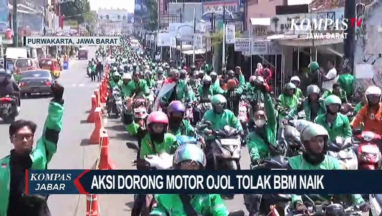 Pengemudi Ojol Protes, Tolak Kenaikan Harga BBM