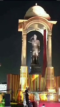 The Glorious Statue of Netaji Subhash Chandra Bose in India gate