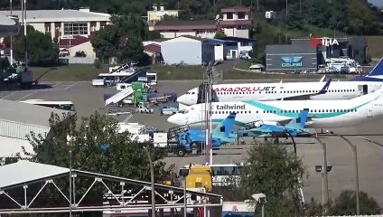 Kentte sıcak dakikalar! Yabancı savaş uçakları peş peşe havalimanına indi