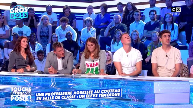 TPMP : un élève témoigne sur l'agression d'une prof, mais n'a rien vu... Les internautes en colère.