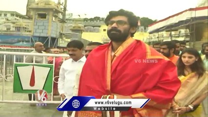 Rana Daggubati Grabbed Phone From Fan |  Tirumala Tirupati Temple |  V6 News (2)