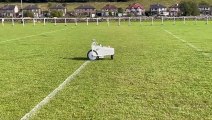 Man uses GPR robot linemarker to paint stunning ER initials across fields of Yorkshire