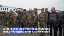 Ukraine: Zelensky pledges 'victory' over Russians in recaptured Izyum
