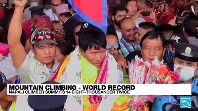 'Just doing my job': Nepali climber sets record by climbing 14 highest peaks twice