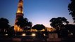 Amazing view captured of Qutub Minar  Qutub Minar in the Night_