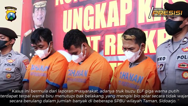 Satreskrim Polresta Sidoarjo Ungkap Penyalahgunaan BBM Bersubsidi, Pelaku Modifikasi Bak Truk