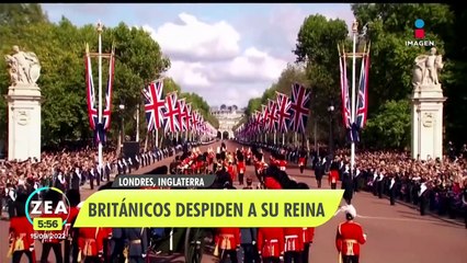 Guardia real se desmaya en el funeral de la reina Isabel II