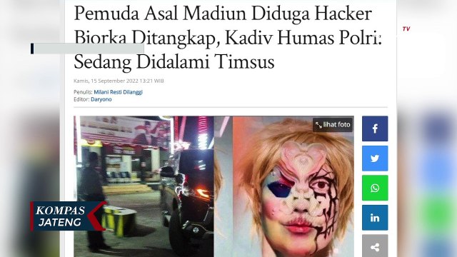 Viral ! Diduga Bjorka Pemuda Penjual Es Asal Madiun Ditangkap