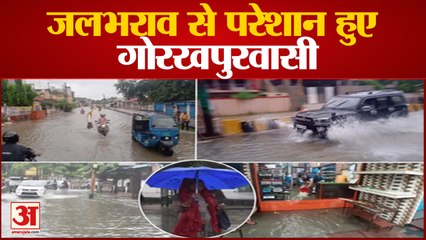 UP News: Gorakhpur में लगातार हो रही बारिश, जलभराव ने बढ़ाई शहरवासियों की मुश्किलें | Gorakhpur News