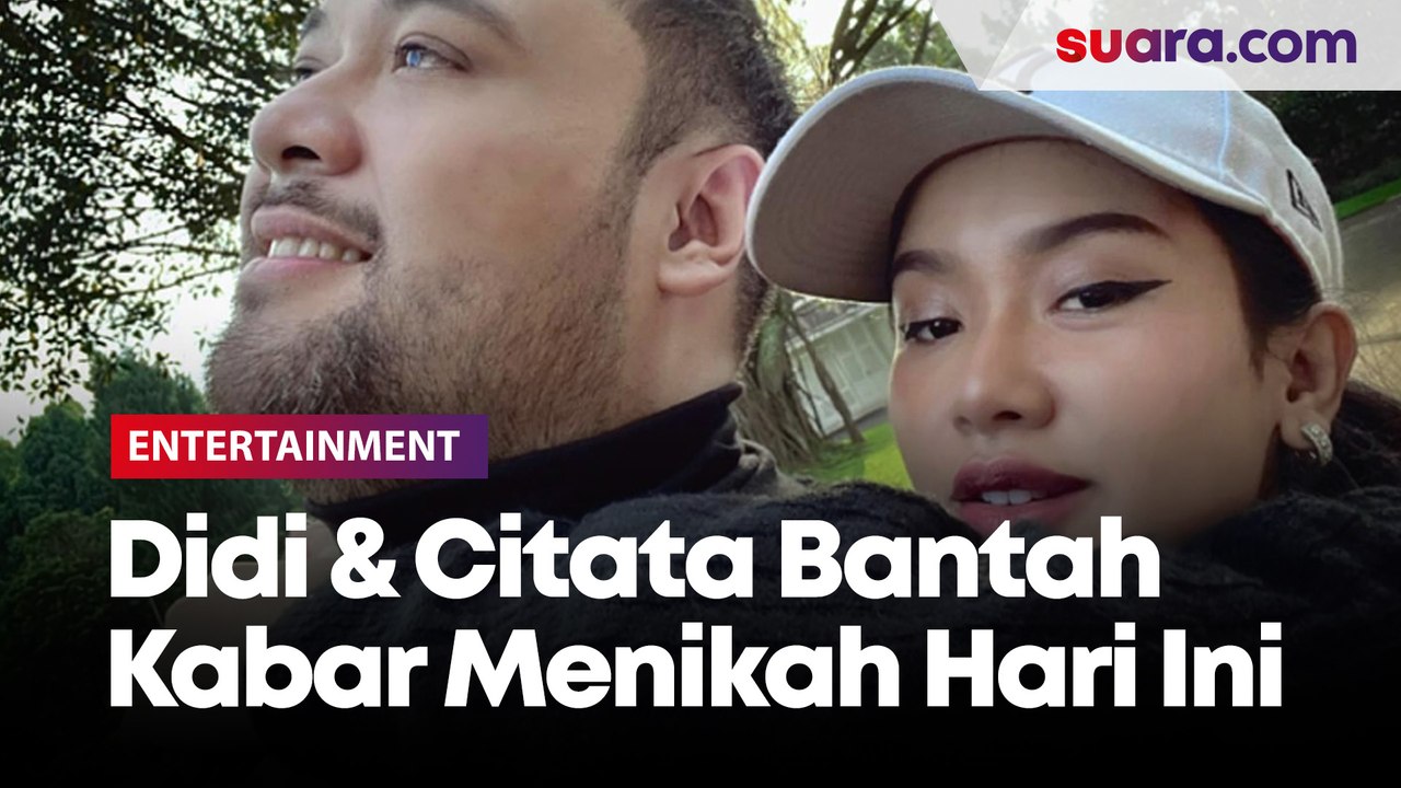 Pihak Didi Mahardika dan Cita Citata Bantah Kabar Menikah Hari Ini