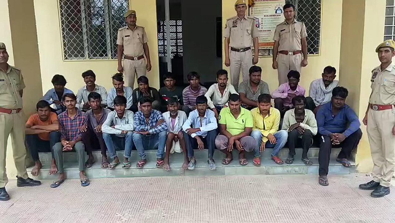 आपराधिक प्रवृत्ति के लोगों पर पुलिस ने कसा शिकंजा, 41 जनों को किया डिटेन