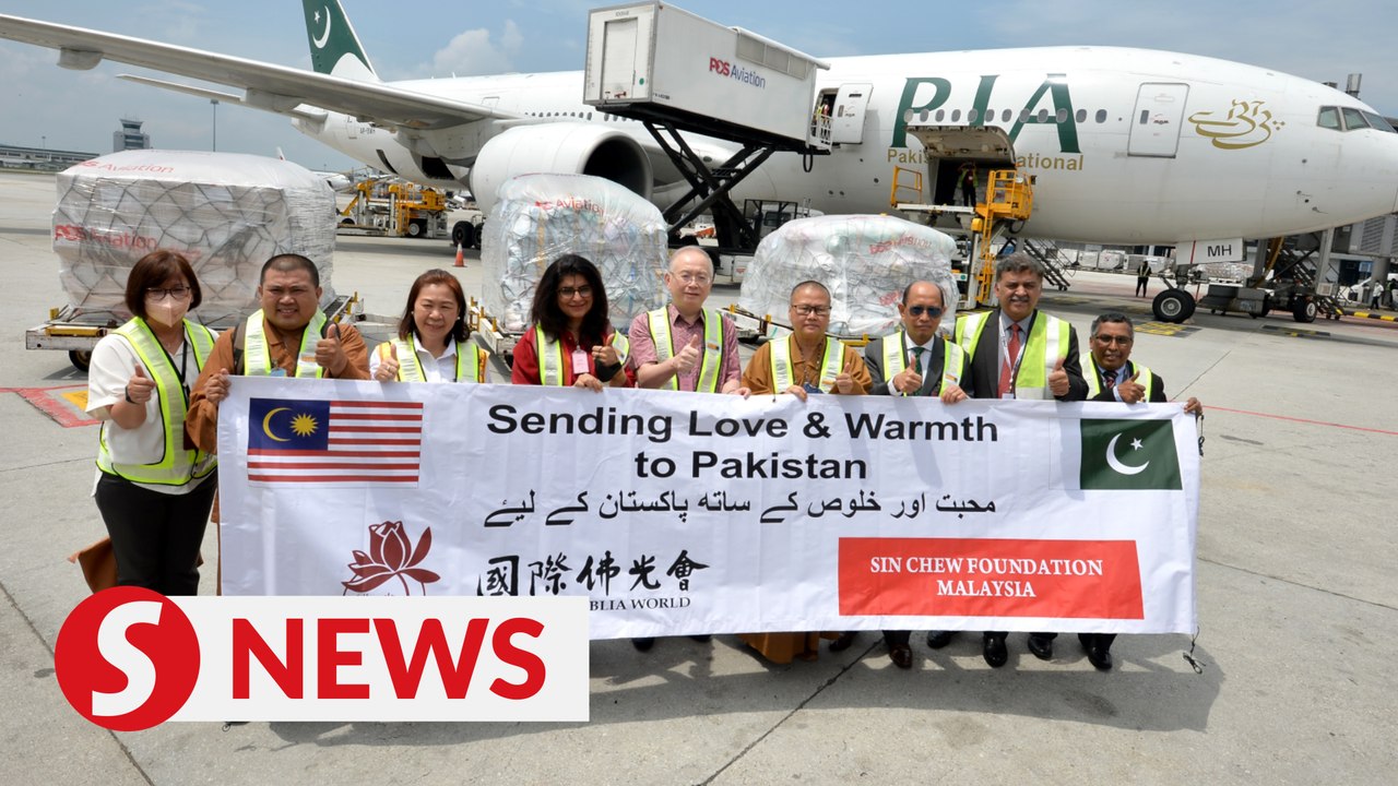 Essentials sent by NGOs to aid flood-hit Pakistan
