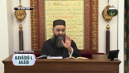 Cübbeli Ahmet Hoca ile Kavâidü'l-Akâid Dersi 10. Bölüm 26 Ocak 2018