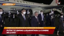 Putin y Xi Jinping llegaron para la cumbre de la OCS