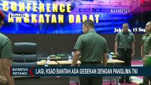 KSAD Jenderal Dudung Bantah Ada Gesekan dengan Panglima TNI