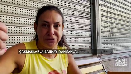 Parasını almak için banka bastı