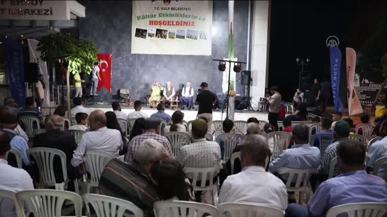 Diyarbakır gündem haberleri... DİYARBAKIR - Kulp'ta yaşayan vatandaşlar kültür ve sanat etkinlikleriyle buluşturuldu