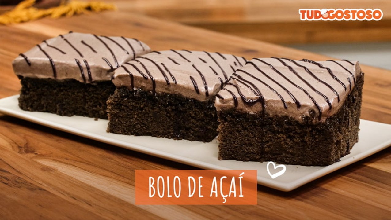 Bolo de açaí