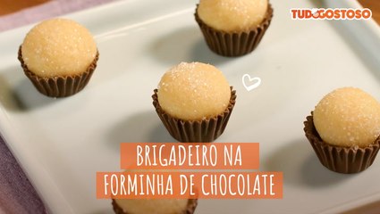 Brigadeiro Na Forminha De Chocolate
