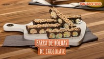 Bolhas De Chocolate Em Barra