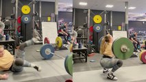 Gym lift goes TERRIBLY wrong for woman training for Commonwealth Games