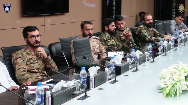 SECURITY COORDINATION MEETING HELD BEFORE PAKISTAN-ENGLAND CRICKET SERIES FOR MATCHES TO BE PLAYED AT NATIONAL STADIUM