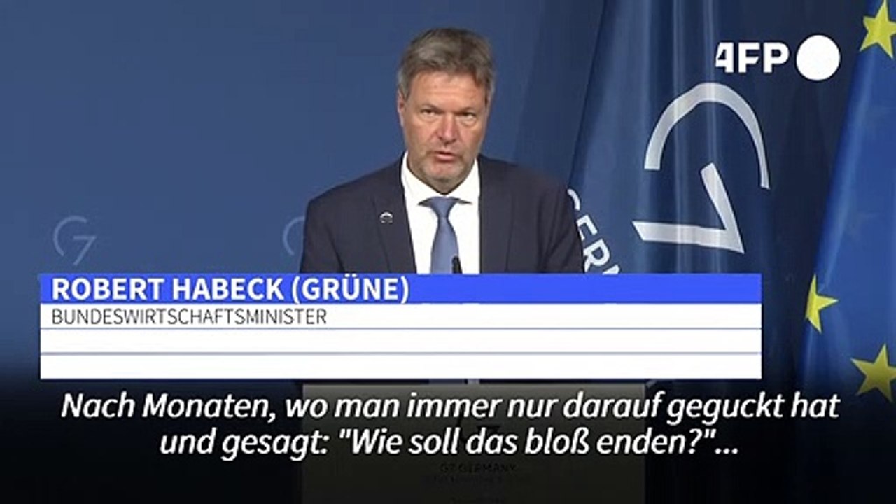 Habeck sieht 'Hoffnung' für Ukraine-Krieg