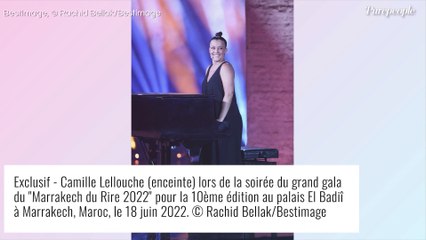 Camille Lellouche très proche l'accouchement : elle dévoile son très gros ventre pour un rendez-vous glamour