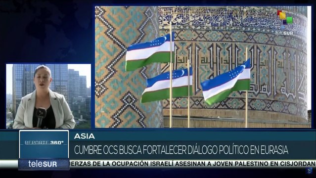 Líderes de la Organización de Cooperación de Shanghái celebran cumbre presencial en Uzbekistán