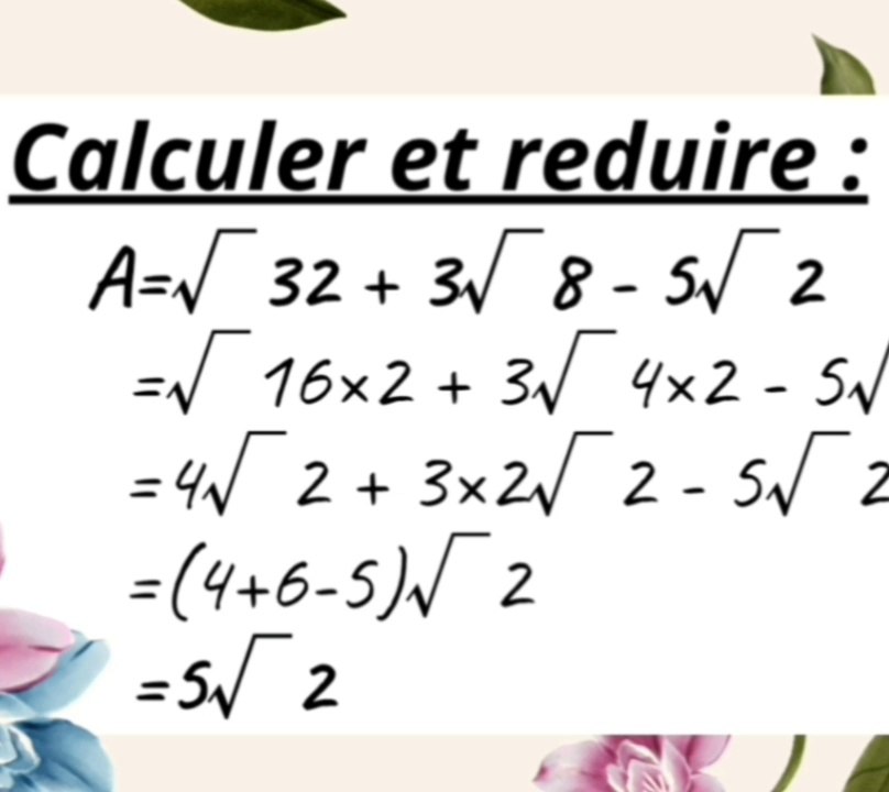 Calculer et réduire - Vidéo Dailymotion