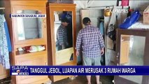 Tanggul di Desa Taman Jaya Sukabumi Jebol, Air Sungai Cikalong Meluap dan Rusak 3 Rumah Warga!