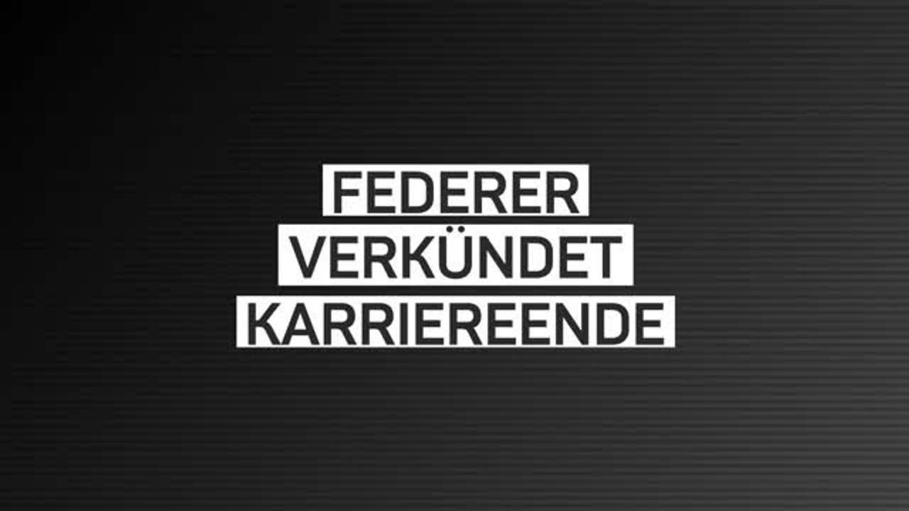Tennislegende federer verkündet karriereende