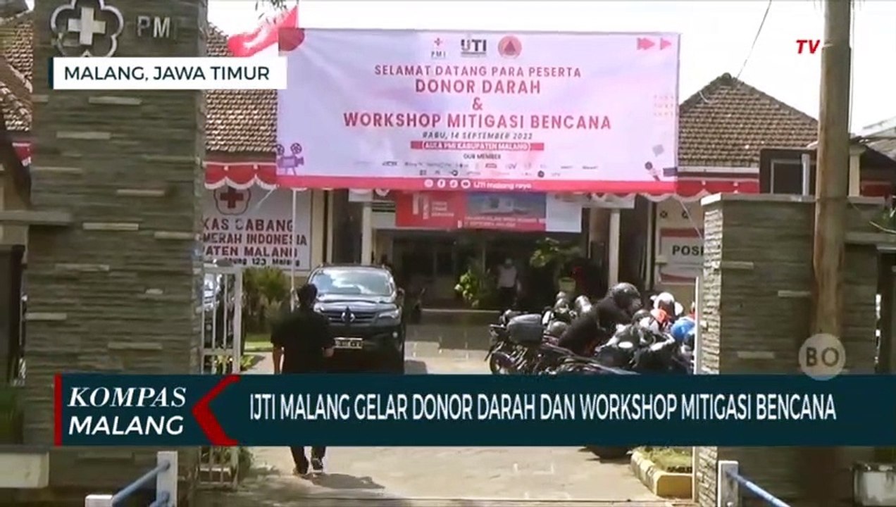 IJTI Korda Malang Raya Gelar Donor Darah dan Workshop Mitigasi Bencana