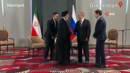Putin, Şangay İşbirliği Örgütü Zirvesi'nde görüşmelerine başladı