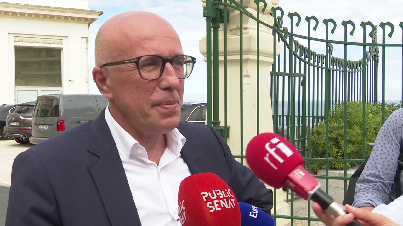 Eric Ciotti (LR) : "Il n’y a pas de raisons de succomber aux grosses ficelles et aux manœuvres."