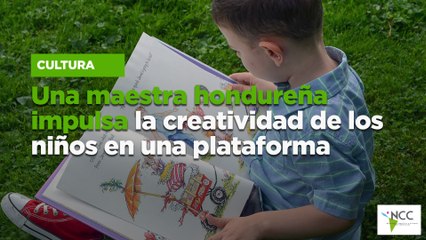 Una maestra hondureña impulsa la creatividad de los niños en una plataforma