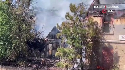 1897 senesinde Fransızlar tarafından yapılmıştı! Tarihi tren garı alev alev yandı