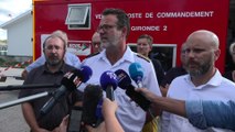 Gironde: le sous-préfet annonce que l’incendie de Saumos est 