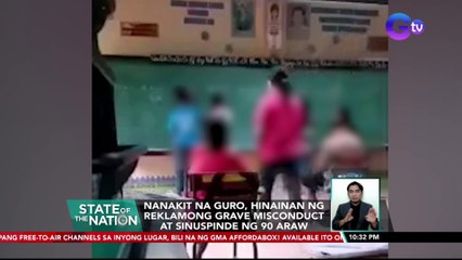 Pananakit ng guro sa mga estudyante sa Kalinga, viral sa social media | SONA