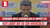 Tano Ortiz sobre empate con Santos: 'Fue un cachetazo, no somos invencibles'