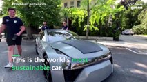Dutch students have invented a zero-emissions car that captures carbon as it drives