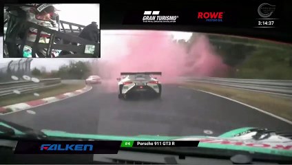 NLS Nurburgring 2022 Race 5 Flares Track Ledogar Great Save