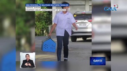 "No bag day challenge," isinagawa sa isang paaralan bilang bahagi ng initiative na makatulong sa kalikasan | Saksi