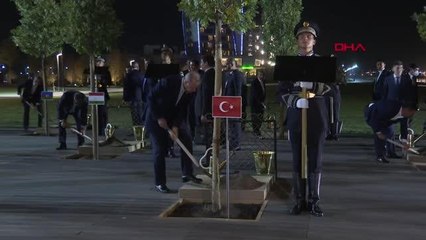 Cumhurbaşkanı Erdoğan, ağaç dikim törenine katıldı